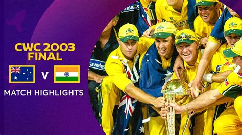 2003 world cup final scorecard cricbuzz|Cricket World Cup 2003 Final .